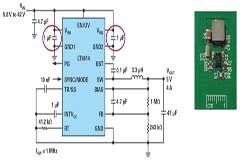 是否可以將低EMI電源安裝到擁擠的電路板上？