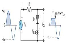 單片機中如何用二極管實現不同電壓的輸出？
