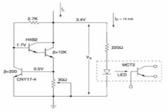 光耦合器輸入驅動電路的LED電流分流技術