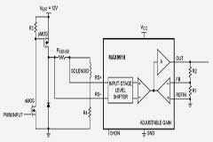 精確的高邊電流檢測放大器監視PWM負載電流