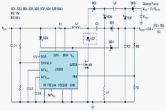 具有三個穩壓輸出的耐冷啟動汽車電源