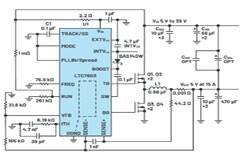 正負輸出 DC－DC 轉換器使用相同的合格零件
