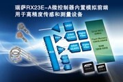 瑞薩電子推出領先業(yè)界的RX系列首款內(nèi)置模擬前端的微控制器RX23E－A產(chǎn)品組，用于高精度傳感及測量設備