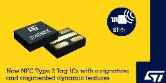 意法半導體推出NFC Type 2 標簽 IC 增強了隱私保護及NDEF的新一代產品更具性價比