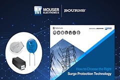 貿(mào)澤電子攜手Bourns推出全新電子書探討浪涌保護(hù)技術(shù)的設(shè)計(jì)挑戰(zhàn)