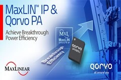 MaxLinear 與 Qorvo 合作，為大規模 MIMO 無線電解決方案提供高效功率放大器