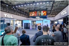 TCL電子（1070．HK）全球最大Mini LED智屏震撼IFA 2022