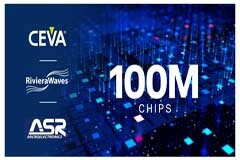CEVA和翱捷科技攜手實現(xiàn)里程碑：付運1億顆無線物聯(lián)網(wǎng)芯片產(chǎn)品