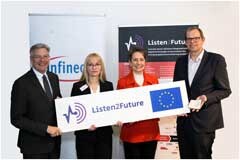 歐洲研究項目Listen2Future在英飛凌啟動，致力于開展面向未來 的“數(shù)字耳朵”研究