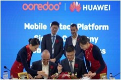 Ooredoo與華為簽署移動金融合作協議