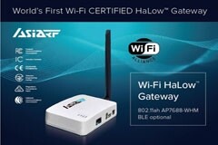 AsiaRF推出業內首款Wi－Fi CERTIFIED HaLow 物聯網網關