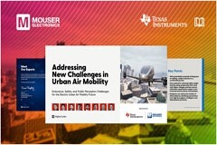 貿澤電子聯手Texas Instruments推出全新電子書探索城市空中運輸的未來