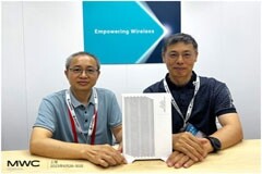 比科奇和幾維通信在2023年MWC上海展示業界首款完整功能的4G+5G雙模小基站