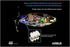 空中客車公司和意法半導體合作研發功率電子器件，助力飛行電動化