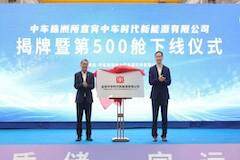 中車株洲宜賓基地第500臺儲能直流艙下線