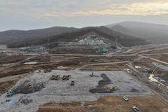 黑龍江尚志抽蓄電站下水庫大壩填筑