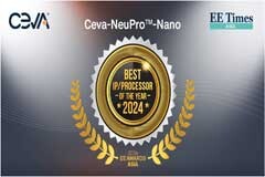 Ceva-NeuPro-Nano榮獲亞洲金選獎年度產品獎
