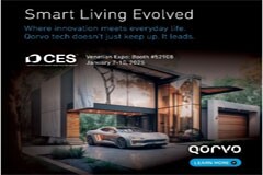Qorvo 將在 CES 2025 呈現“智能生活進化論”