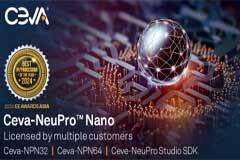 Ceva嵌入式人工智能NPU在AIoT和MCU市場勢如破竹