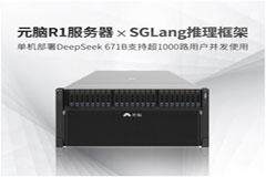浪潮信息元腦R1服務器支持開源框架SGLang，單機DeepSeek 671B并發過千