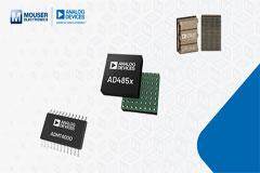 授權代理商貿澤電子供應Analog Devices多樣化的數據轉換、電源管理和信號調理解決方案