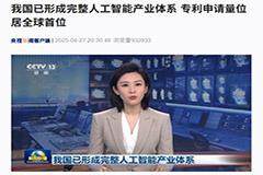 我國已形成完整人工智能產(chǎn)業(yè)體系，專利申請量位居全球首位
