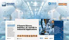 貿(mào)澤電子與Analog Devices和Samtec攜手推出全新電子書 分享機(jī)器人、AI和ML領(lǐng)域的專家觀點(diǎn)