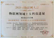 大華股份智能網絡落地成果榮獲物聯網領域十大科技進展