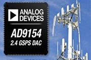ADI推出四通道、2.4 GSPS、16位數DAC AD9154