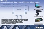 麥瑞半導體推出采用小尺寸2mm x 2mm QFN封裝的3A電源ORing智能開關MIC1344