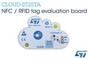 ST推出基于ST25TA02K芯片的CLOUD－ST25TA評估板