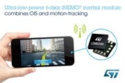 ST推出了高度微型化的新一代6軸MEMS慣性傳感器模塊