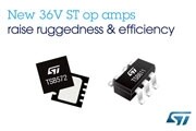 ST推出兩款可提升汽車和工業應用系統的性能和穩健性的36V運算放大器