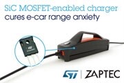Zaptec公司采用ST功率技術開發出便攜式電動汽車充電器