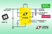 Linear推出高集成度、高壓低噪聲雙輸出電源 LTC3256