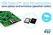 意法半導體(ST)發布穩健可靠的USB Type—C控制器，內置保護機制，節省空間并提升操作安全性