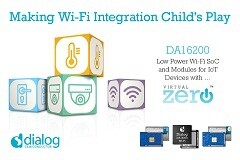 Dialog半導體推出最新超低功耗Wi－Fi SoC，擴展IoT連接產品組合