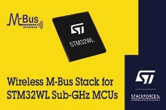 意法半導體引入Stackforce的wM－Bus智能電表總線協議棧，豐富STM32WL無線微控制器生態系統