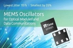 SiTime推出差分MEMS振蕩器SiT9501，可節省高達50%的空間