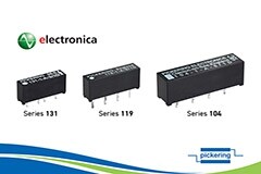 Pickering微型高壓單列直插舌簧繼電器亮相慕尼黑華南電子展
