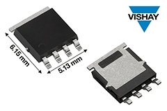 Vishay推出全球領先的汽車級80 V P溝道MOSFET，以提高系統能效和功率密度
