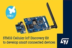 意法半導體發布Cellular IoT Discovery蜂窩物聯網開發套件，集成帶有引導程序配置文件的eSIM模塊，可實現瞬時連接