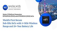 Silicon Labs在全球率先推出安全Sub－GHz片上系統(tǒng)，無(wú)線(xiàn)傳輸距離超過(guò)1英里，電池壽命超過(guò)10年