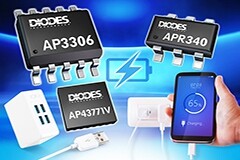 Diodes 公司的超高功率密度充電器整體解決方案，具備更高效率、更省空間的產(chǎn)品優(yōu)點