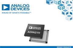 貿澤備貨Analog Devices ADIN2111長距離以太網交換機助力工業自動化
