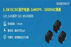 金升陽推出R3系列定電壓輸入DC/DC電源模塊