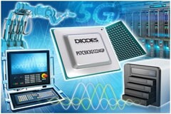 Diodes 的 PCIe 3．0 數據包切換器提供扇出及多主機功能