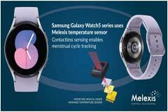 Galaxy Watch5系列搭載Melexis溫度傳感器芯片，引入生理周期跟蹤功能