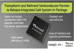 Transphorm和偉詮電子合作發布集成式GaN SiP
