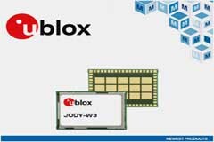 貿澤備貨u－blox JODY－W3基于主機的汽車模塊 提升多通道高數據速率通信能力